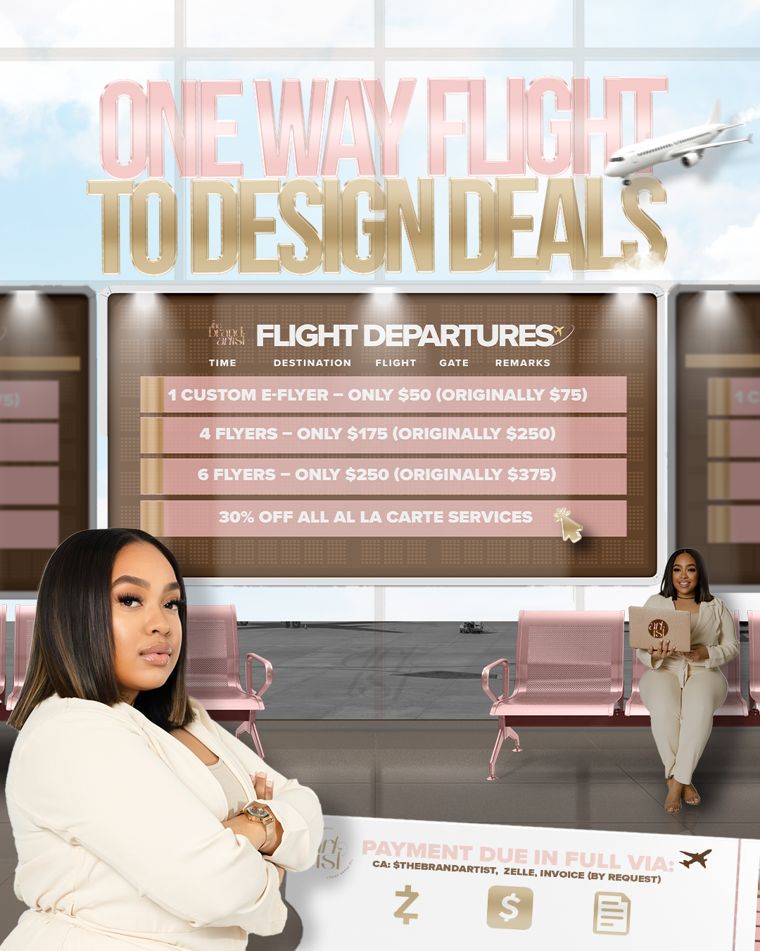 One Way Flight To Design Deals
